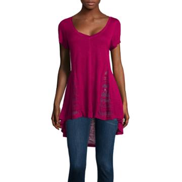 Adobe Star Short-sleeve Lace Tee