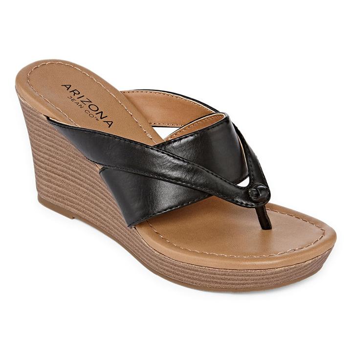 Arizona Carmen Womens Wedge Sandals