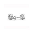 3/8 Ct. T.w. Round White Diamond 14k Gold Stud Earrings