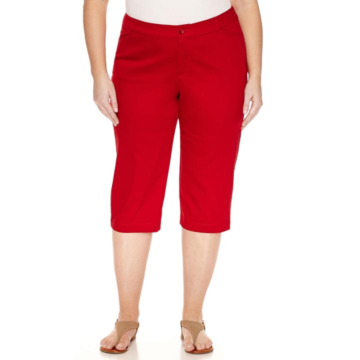 St. John's Bay Secretly Slender Twill Cropped Pants-plus (19)