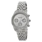 August Steiner Womens Silver Tone Strap Watch-as-8103ss