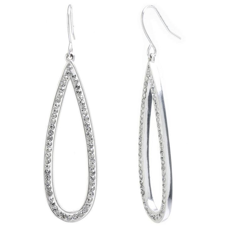 Sparkle Allure Clear Drop Earrings