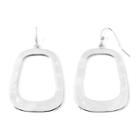 Liz Claiborne Silver-tone Open Drop Earrings