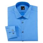 Jf J.ferrar Easy-care Solid Long Sleeve Broadcloth Dress Shirt - Slim