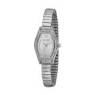 Laura Ashley Womens Silver Expandable Bracelet Watch La31010ss