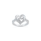 Womens Diamond Accent White Diamond Sterling Silver Cocktail Ring