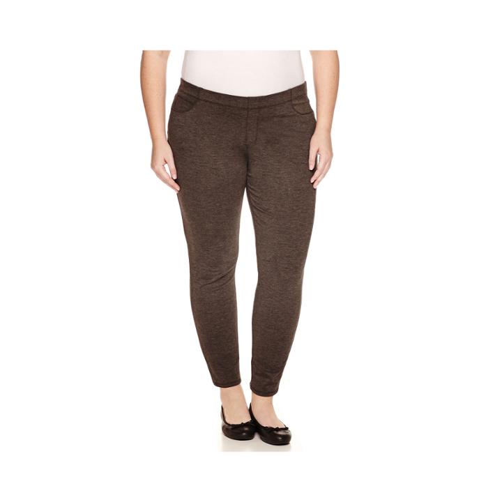 St. John's Bay Solid Knit Leggings-plus (29)