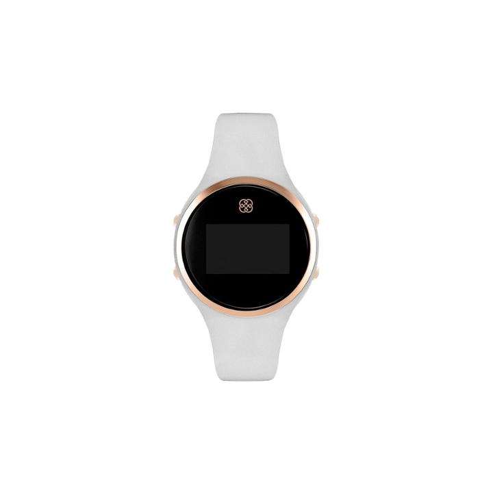 Daisy Fuentes Womens White Strap Watch-df119rgwt