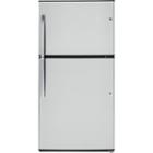 Ge Energy Star 21.2 Cu. Ft. Stainless Top-freezer Refrigerator - Gte21gshss