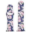 Olivia Pratt Compatible With Apple Watch Unisex Blue Watch Band-8844navyfloral42