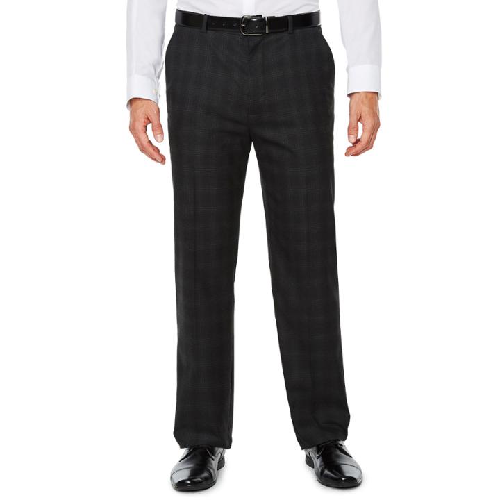 J.ferrar Classic Fit Woven Plaid Suit Pants