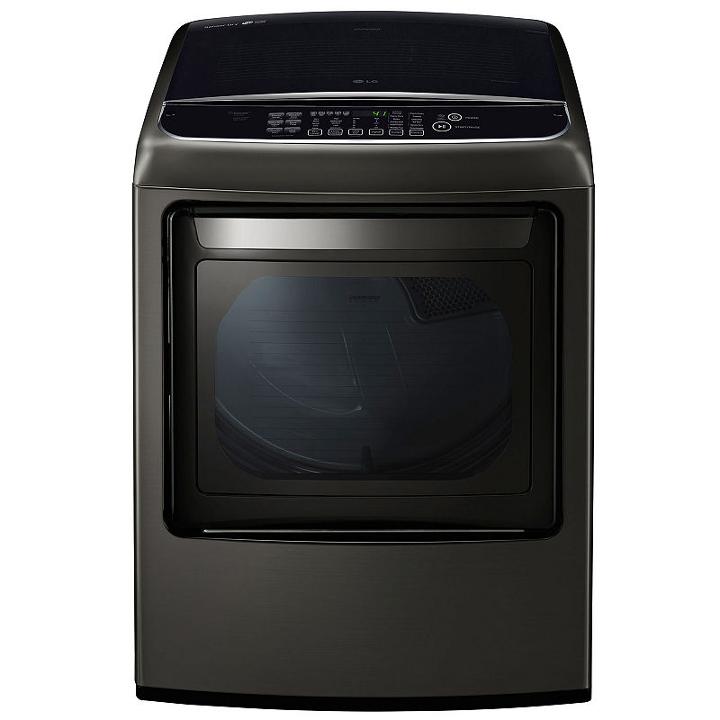 Lg Energy Star 7.3 Cu. Ft. Capacity Smart Wi-fi Enabled Front Control Gas Steamdryer - Dlgy1902ke