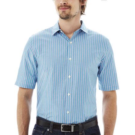 Claiborne Short-sleeve Woven Shirt