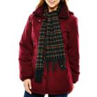 Miss Gallery Lined Jacket With Scarf