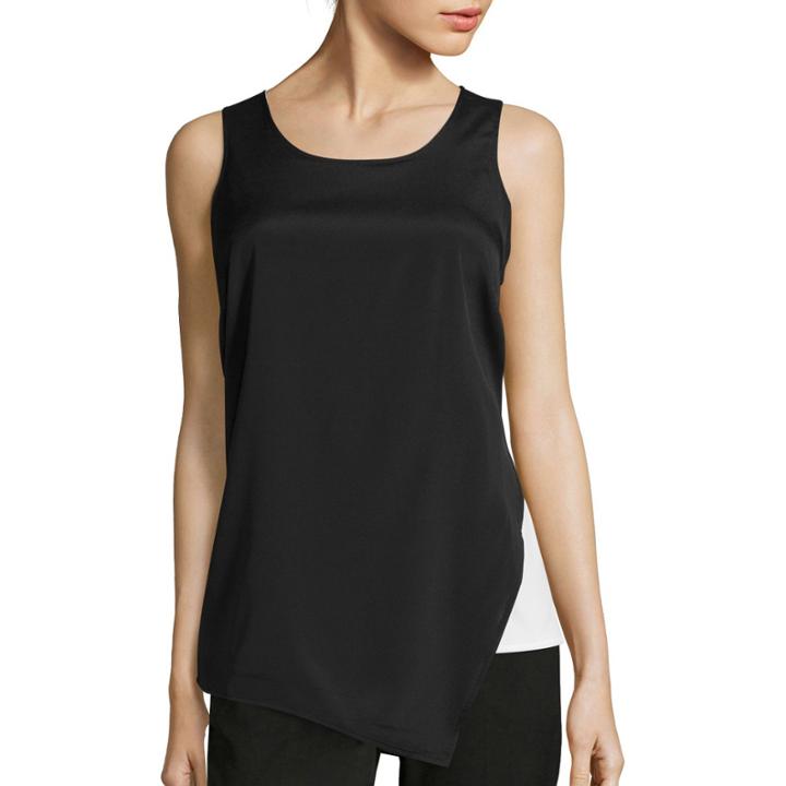 Worthington Layered Blocked Tank Top - Tall