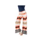 White Mark Safari Sunrise Animal Palazzo Pants