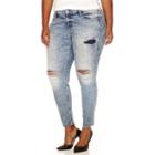 Arizona Skinny Jeans-juniors Plus