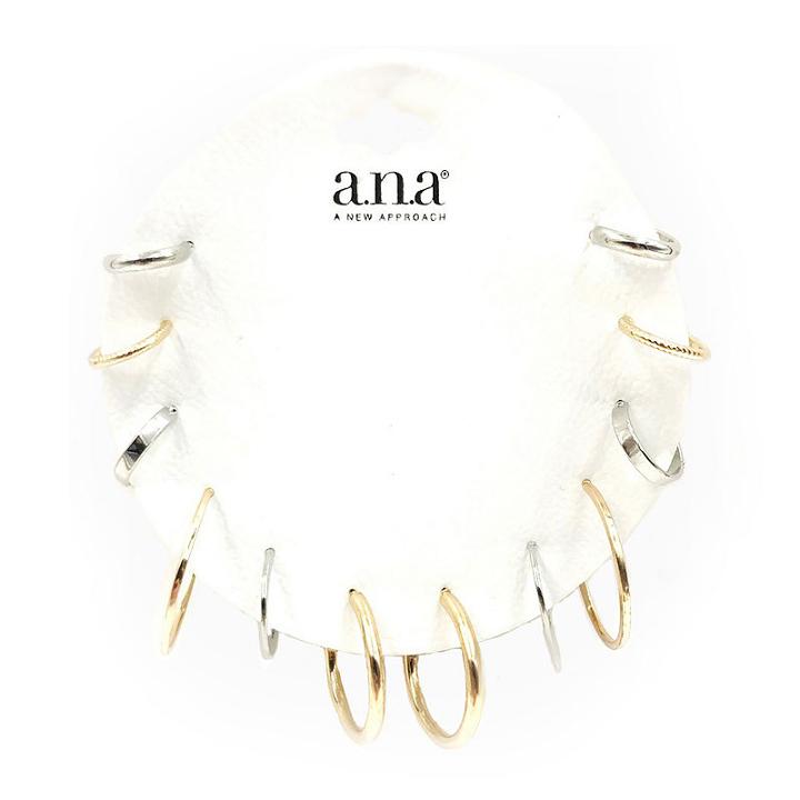A.n.a 6 Pair Earring Sets