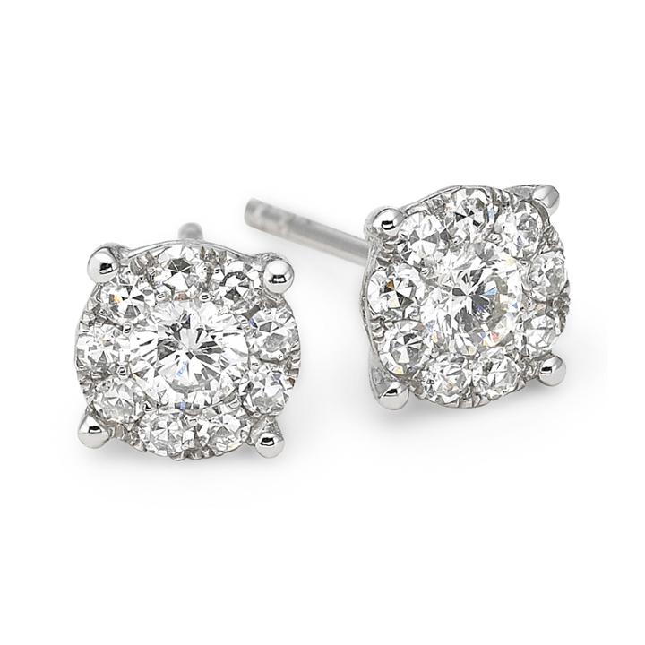 Brilliant Dream&trade; 1/2 Ct. T.w. Diamond 14k White Gold Stud Earrings