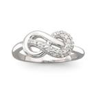 Infinite Promise 1/10 Ct. T.w. Sterling Silver Diamond Ring