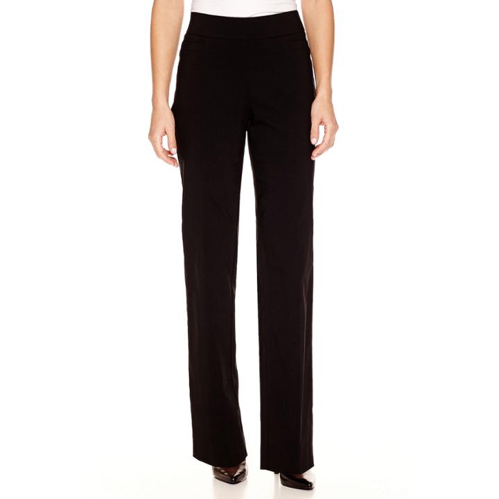 Liz Claiborne Pull-on Stretch Pants - Tall