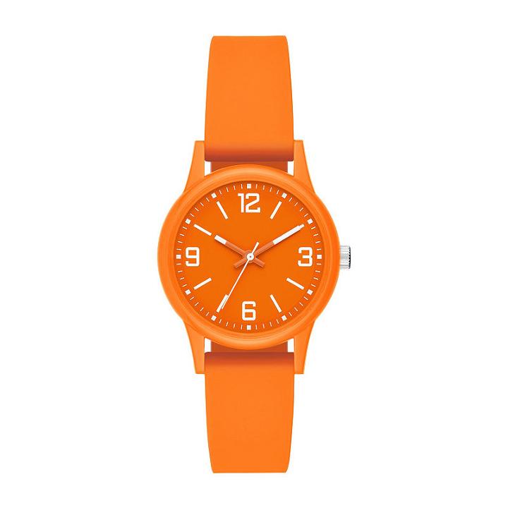Womens Orange Strap Watch-fmdcp001b