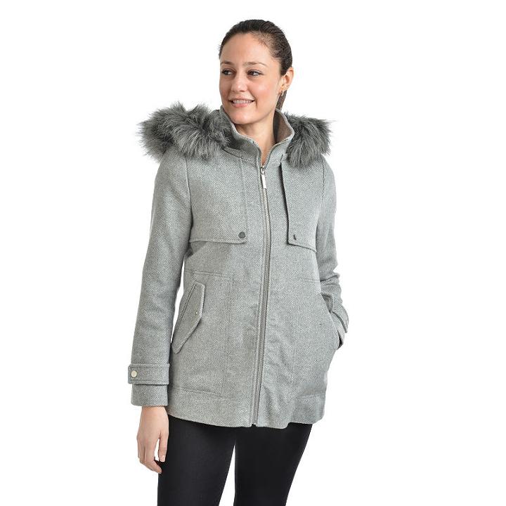 Fleetstreet Collection Heavyweight Hooded Peacoat