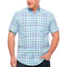 Izod Short Sleeve Camp Shirt-big And Tall