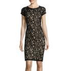 Scarlett Cap Sleeve Lace Sheath Dress