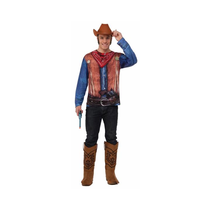 Insta Cowboy 2-pc. Dress Up Costume Mens