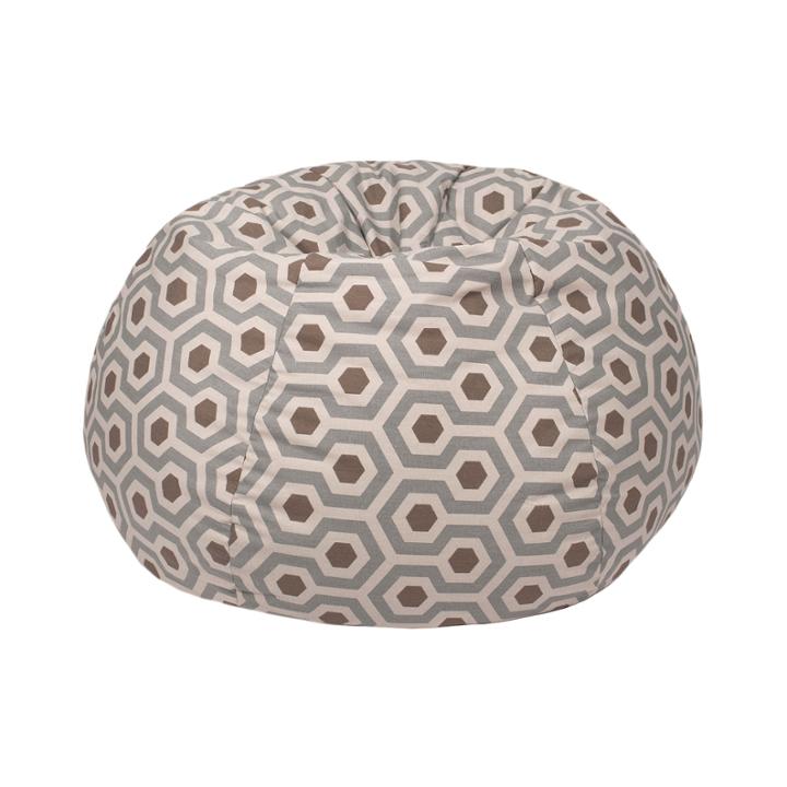 Natural Print Beanbag