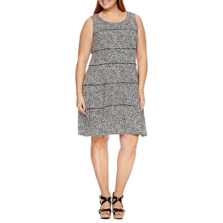 Perceptions Sleeveless Sundress-plus