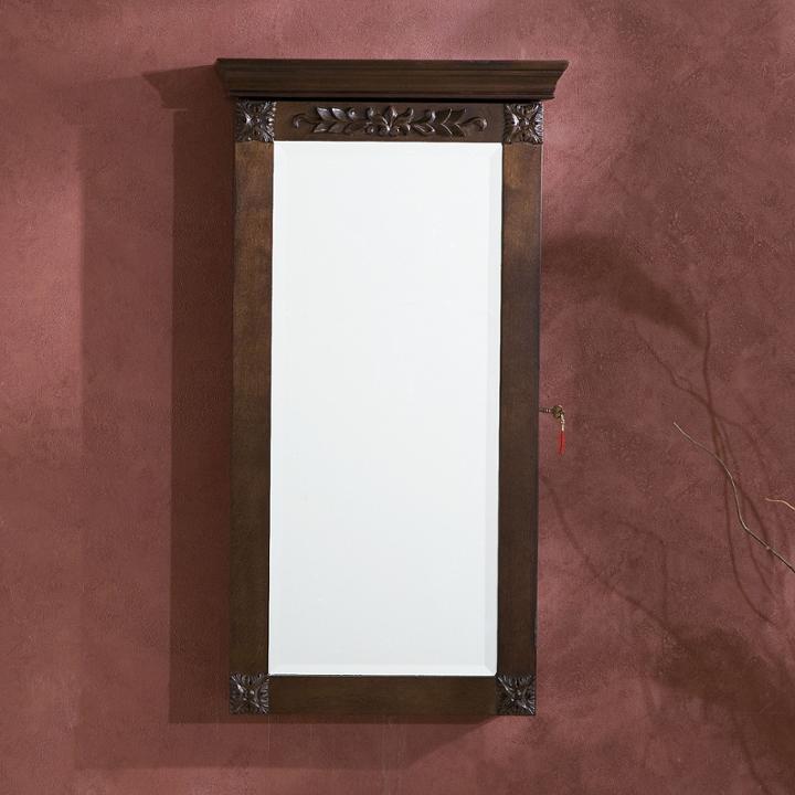 Roma Wall Mount Jewelry Armoire