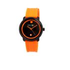 Crayo Unisex Fresh Orange Rubber-strap Watch With Date Cracr0303