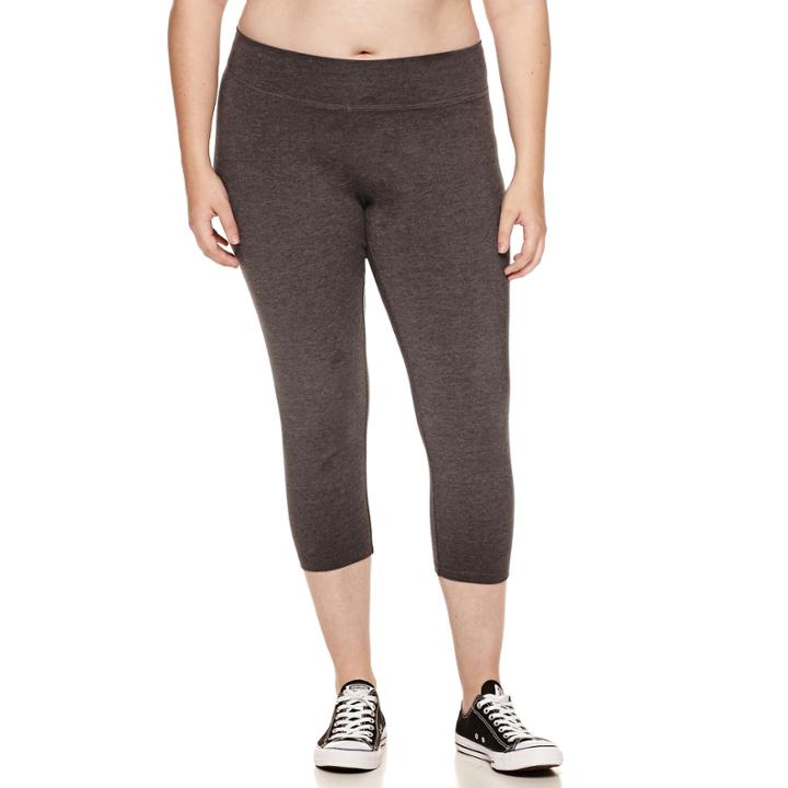 Flirtitude Cropped Leggings-juniors Plus