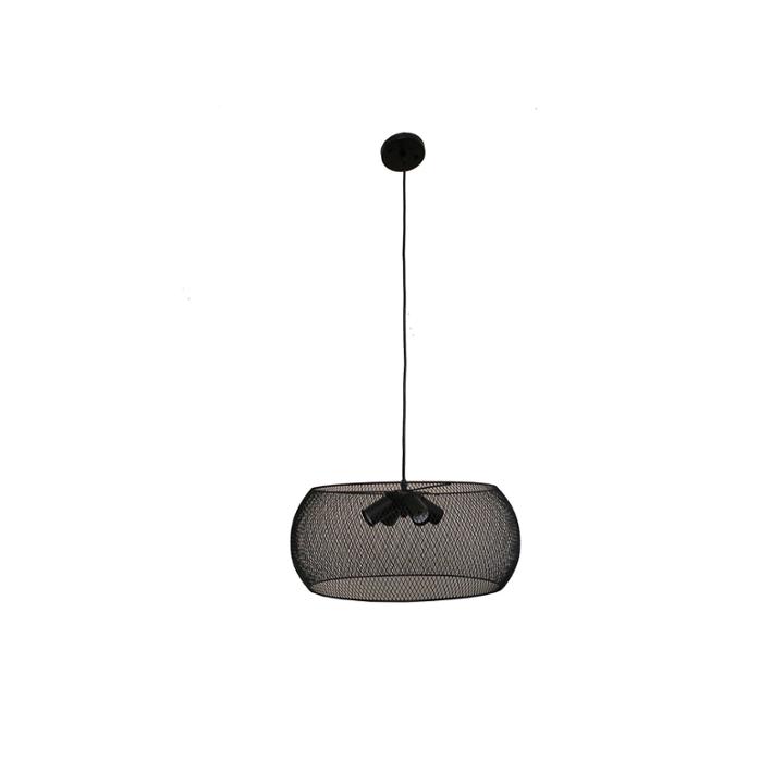 Peter 4-light Black Chandelier