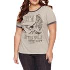Take A Walk On The Wild Side Graphic T-shirt- Juniors Plu