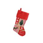 18.5 Christmas Cheers Holiday Patches Let It Snow Christmas Stocking
