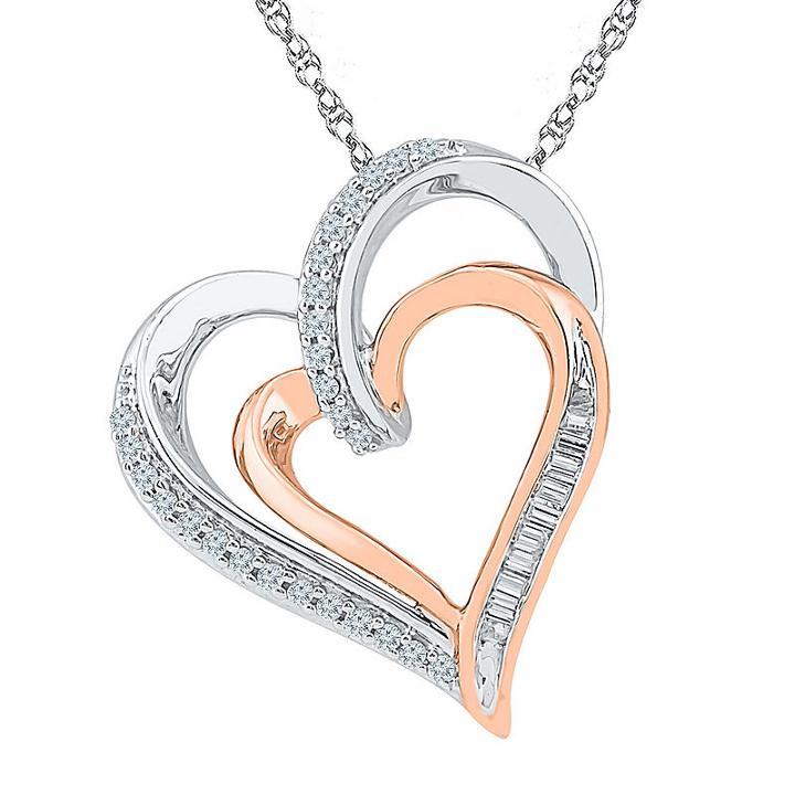 Womens 1/5 Ct. T.w. White Diamond Pendant Necklace