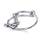 Footnotes Footnotes Womens Sterling Silver Cocktail Ring