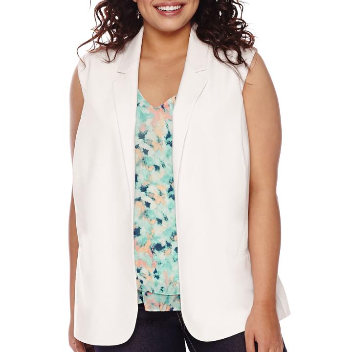 Decree Blazer Vest - Juniors Plus