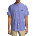 U.s. Polo Assn. Short Sleeve Dobby Oxford Button-front Shirt
