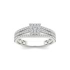 1/2 Ct.t.w. Diamond 10k White Gold Engagement Ring