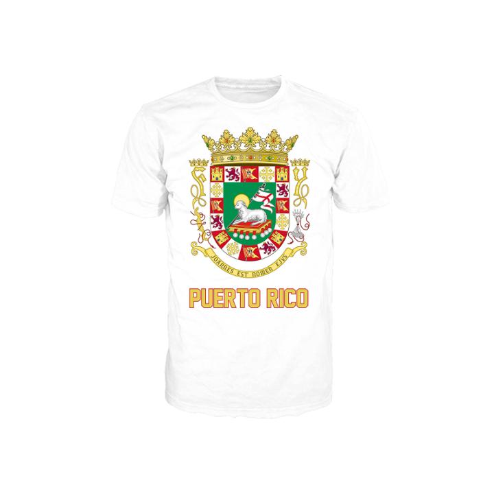 Puerto Rico Crest Short-sleeve Cotton Tee