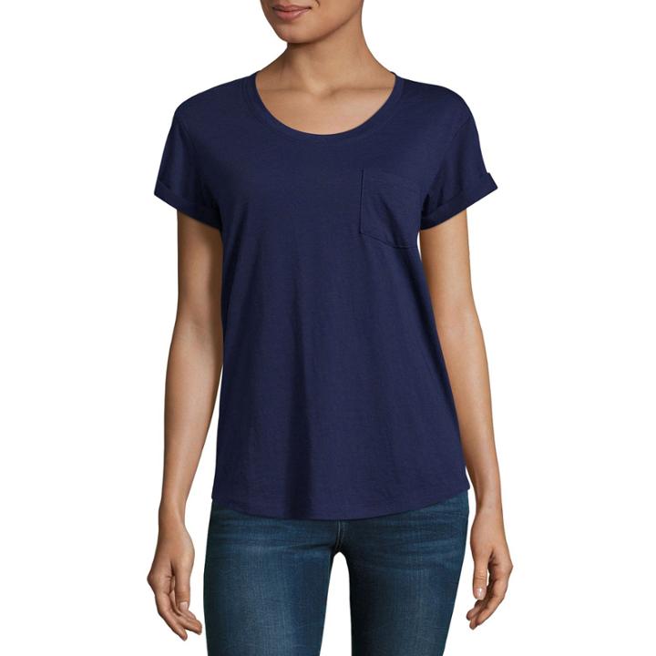 A.n.a Pocket Tee Solids
