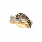 Levian Corp Le Vian Womens 1/2 Ct. T.w. White Diamond 14k Gold Cocktail Ring