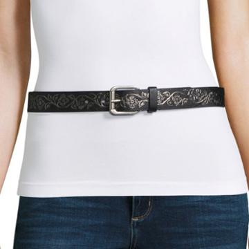 Relic Floral Metallic Belt