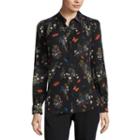 Worthington Long Sleeve Button Front Blouse