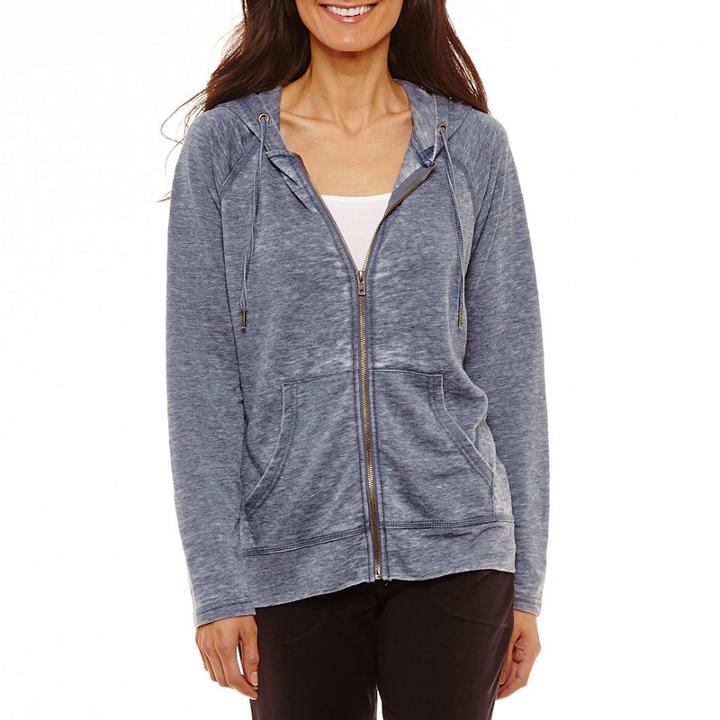 St. John's Bay Active Hooded Lightweight Softshell Jacket-petite