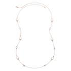 Nicole By Nicole Miller Crystal Rose-tone Station Necklace